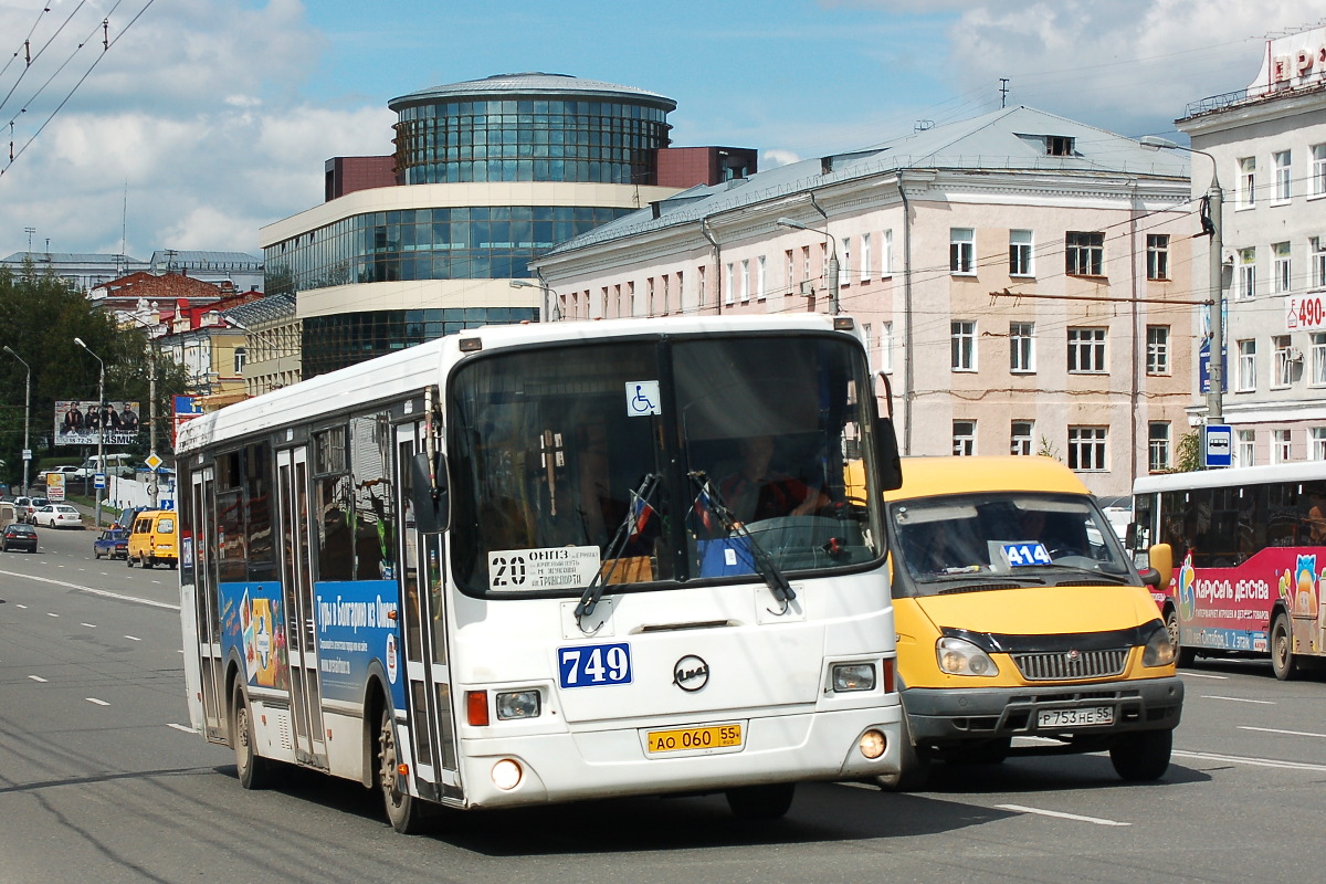 Омская область, ЛиАЗ-5293.00 № 749