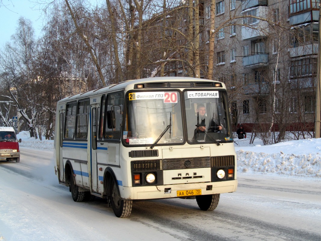 Томская область, ПАЗ-32054 № АА 046 70