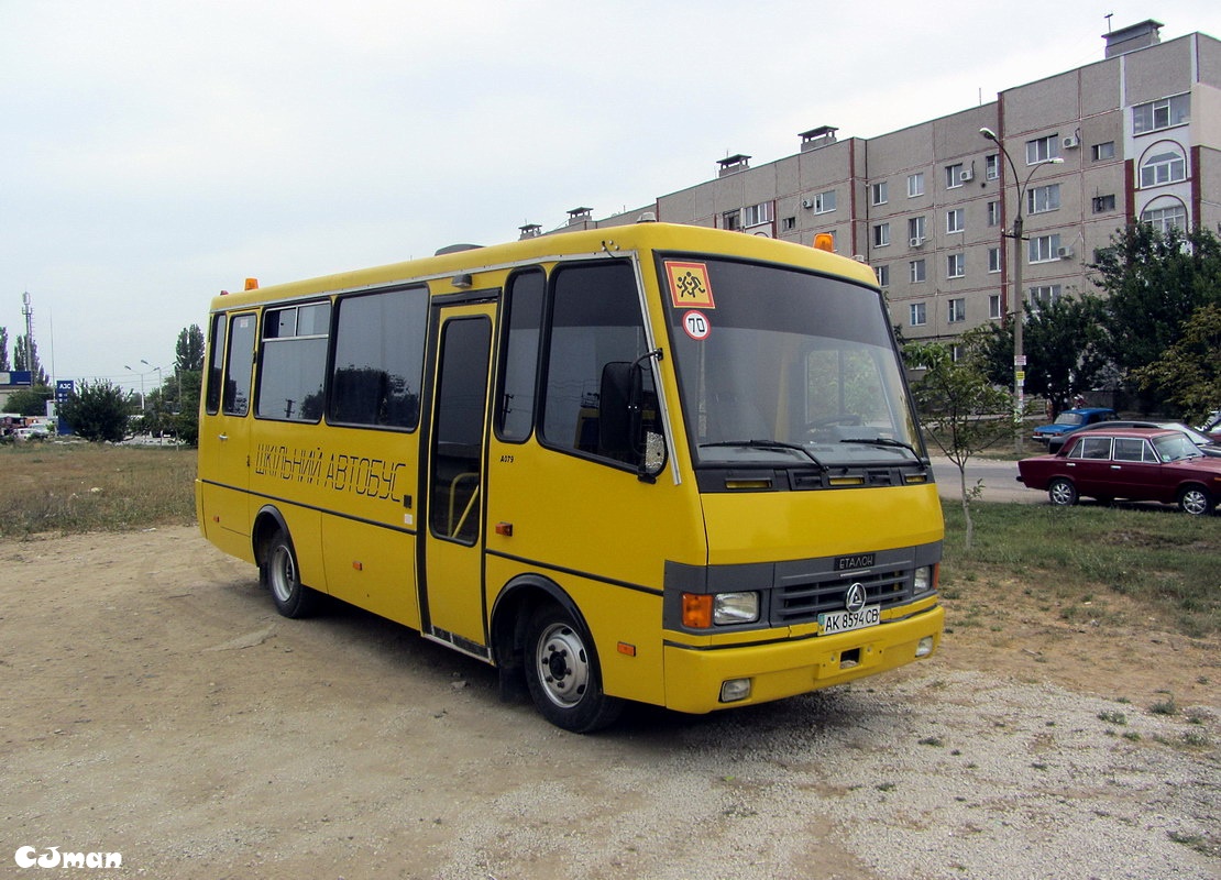 Республика Крым, БАЗ-А079.13ш № AK 8594 CB