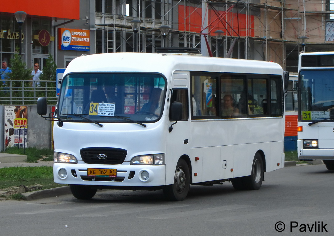 Ростовская область, Hyundai County LWB C09 (ТагАЗ) № КЕ 162 61