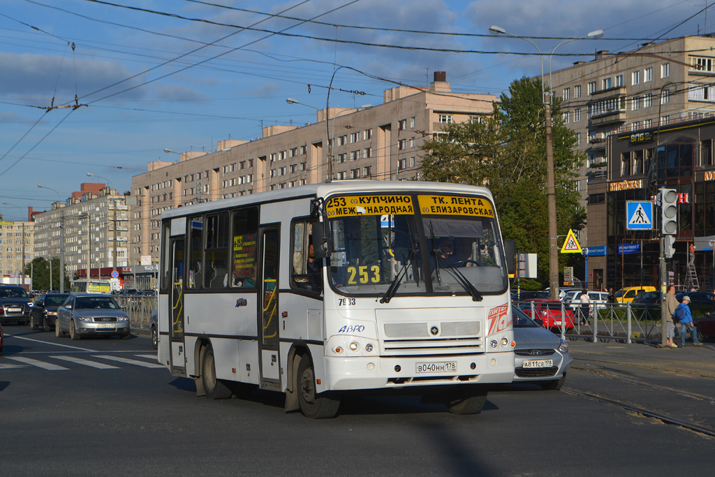 Санкт-Петербург, ПАЗ-320402-05 № 7933