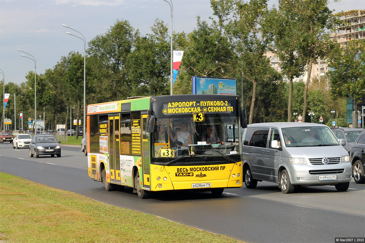 Санкт-Петербург, МАЗ-206.067 № В 028 ВМ 178