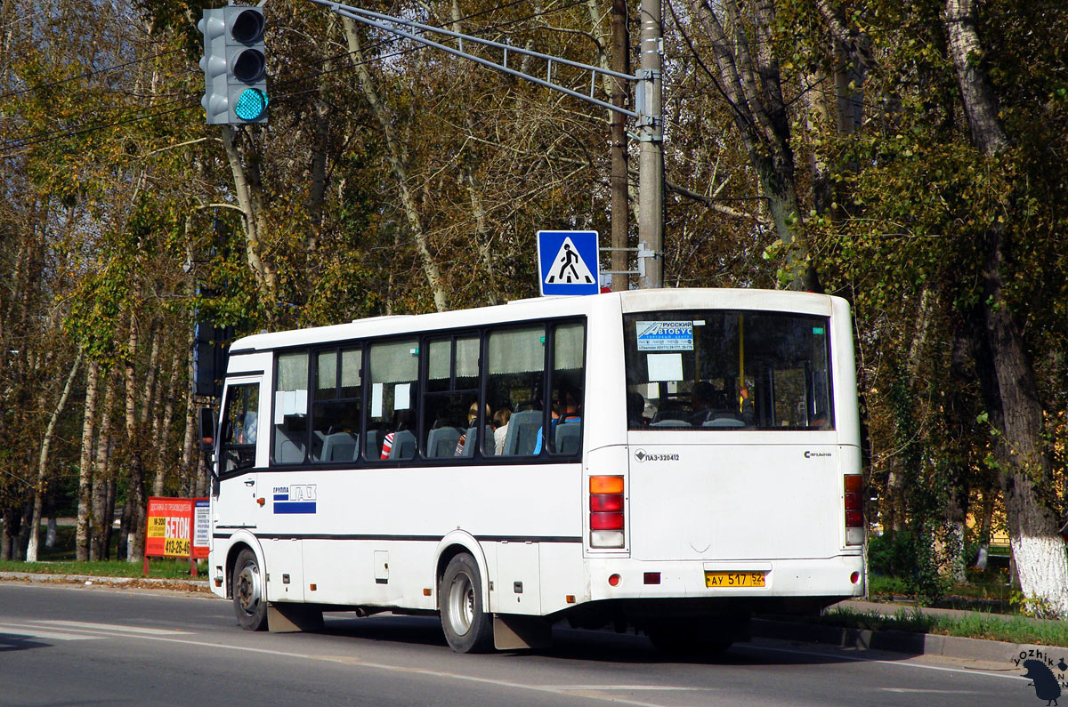 Нижегородская область, ПАЗ-320412-05 № АУ 517 52