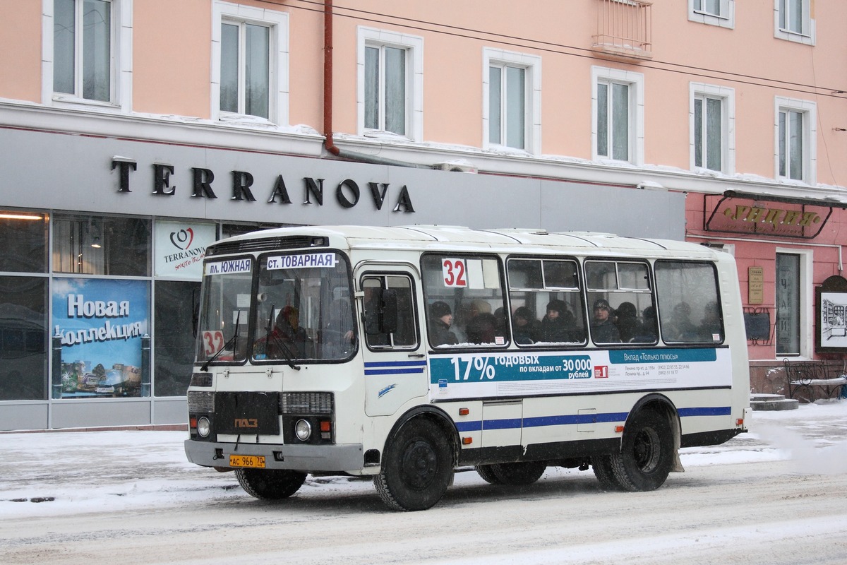 Томская область, ПАЗ-32054 № АС 966 70