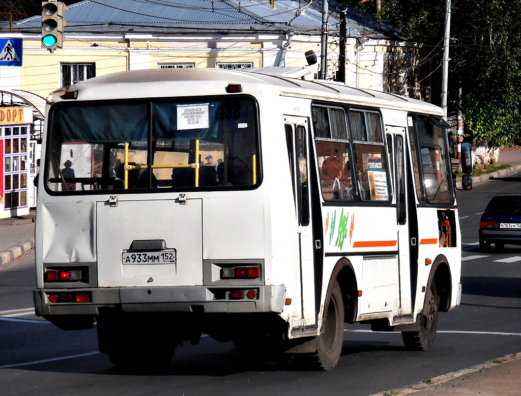 Nizhegorodskaya region, PAZ-32054 # А 933 ММ 152