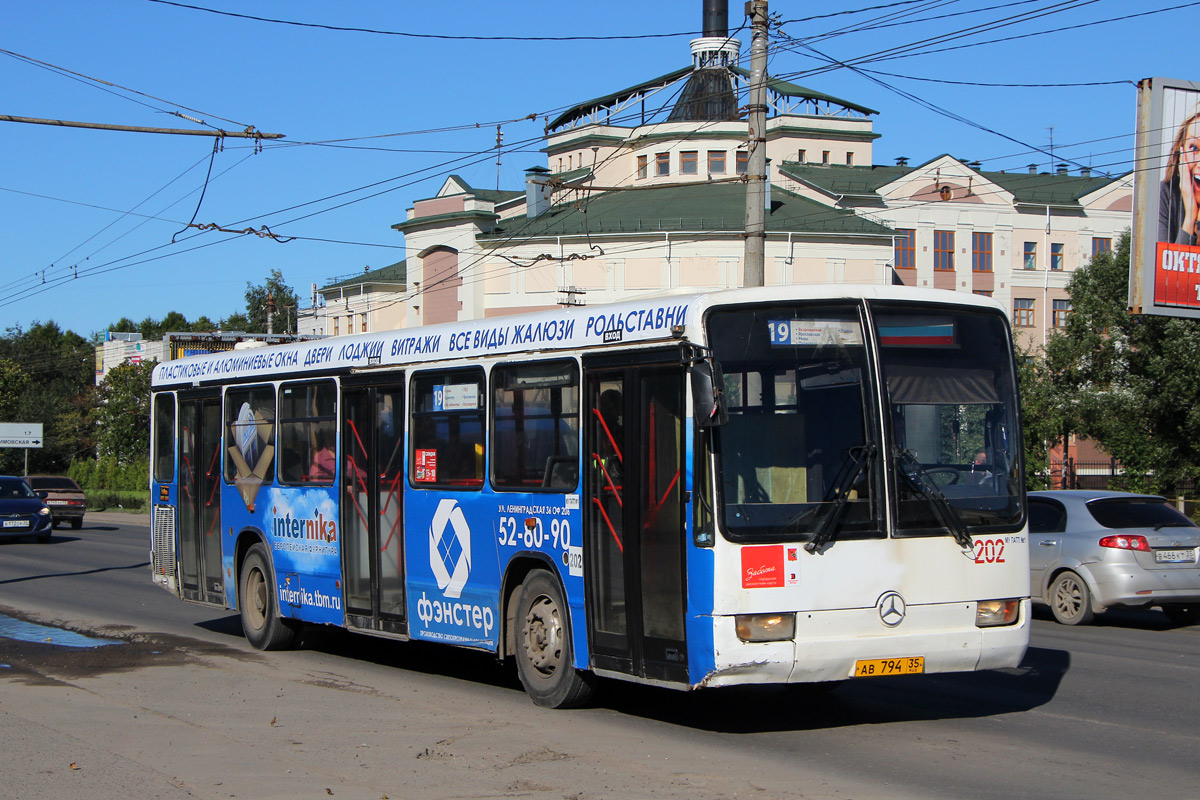 Вологодская область, Mercedes-Benz O345 № 202