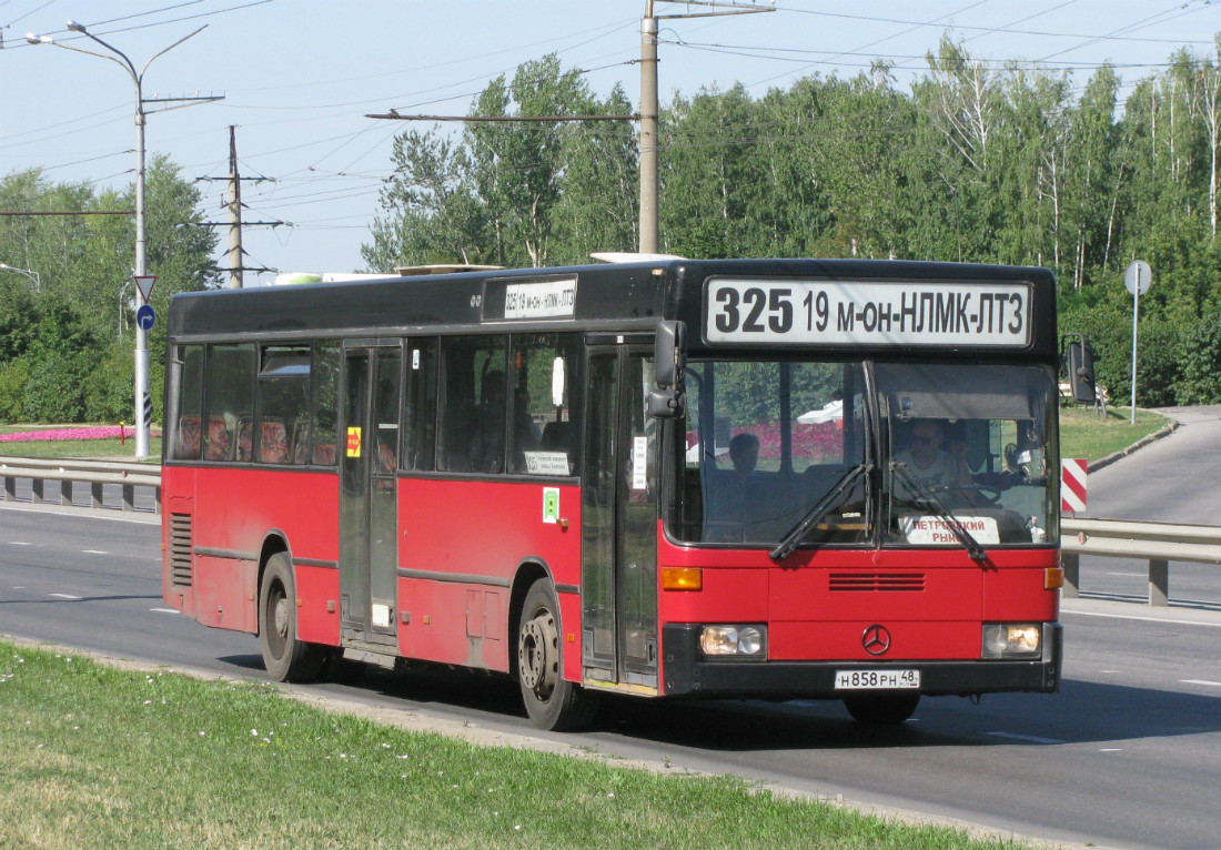 Lipetsk region, Mercedes-Benz O405N # Н 858 РН 48