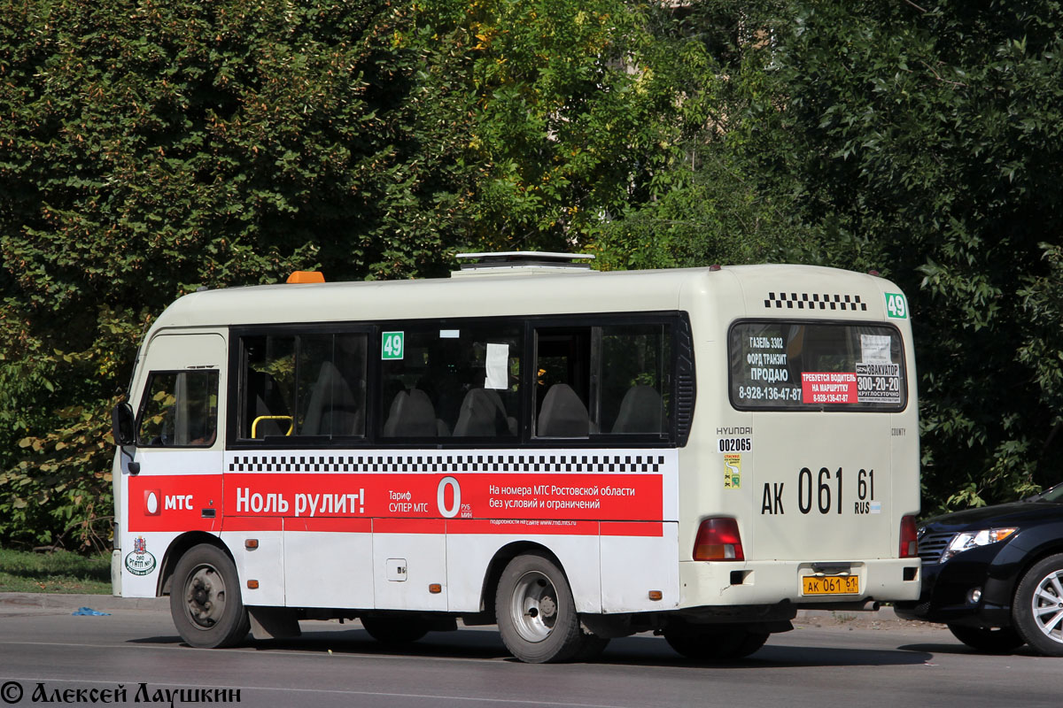 Ростовская область, Hyundai County SWB C08 (РЗГА) № 002065