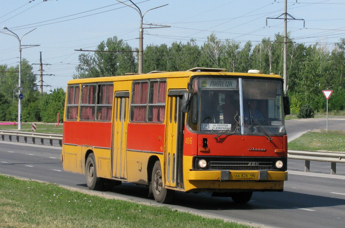 Липецкая область, Ikarus 260.50 № 406