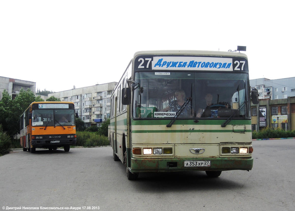 Хабаровский край, Daewoo BS106 Hi-Power № А 353 ХР 27