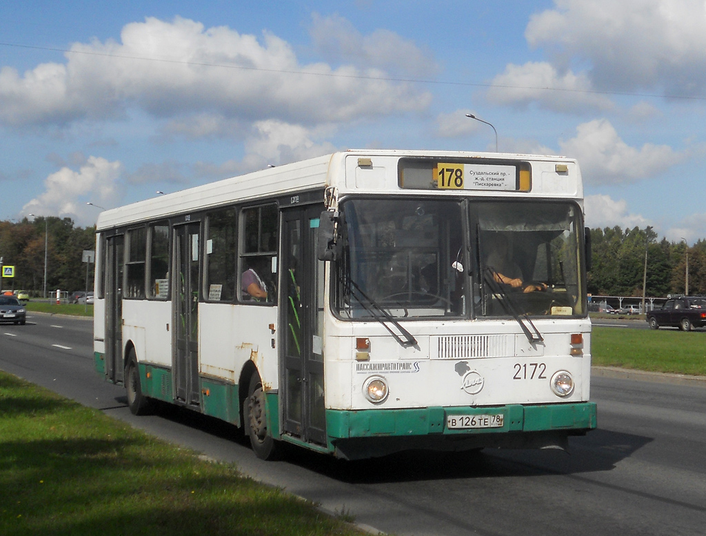 Санкт-Петербург, ЛиАЗ-5256.25 № 2172