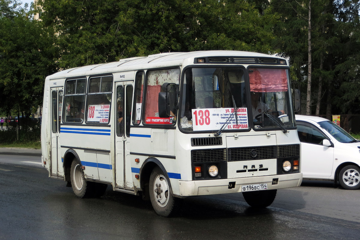 Novosibirsk region, PAZ-32054 № В 196 ВС 154
