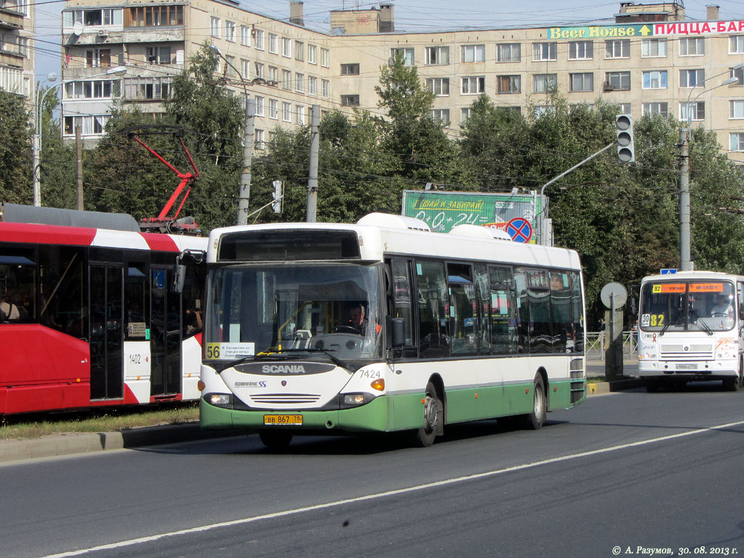 Санкт-Петербург, Scania OmniLink I (Скания-Питер) № 7424