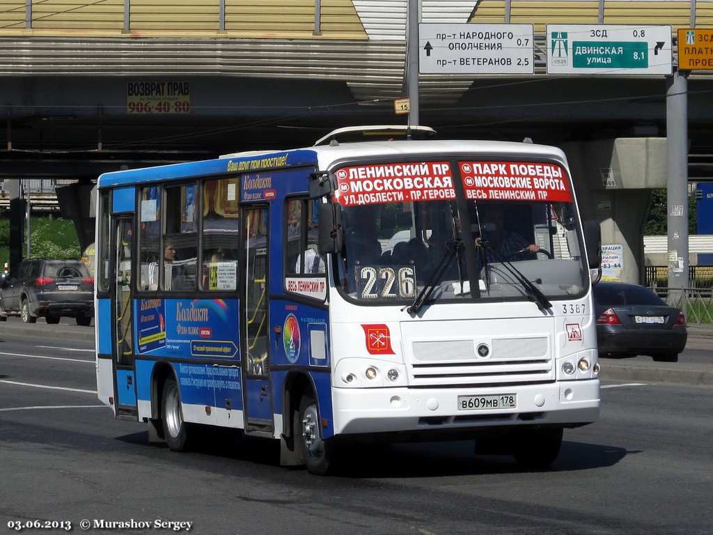 Санкт-Петербург, ПАЗ-320402-05 № n387