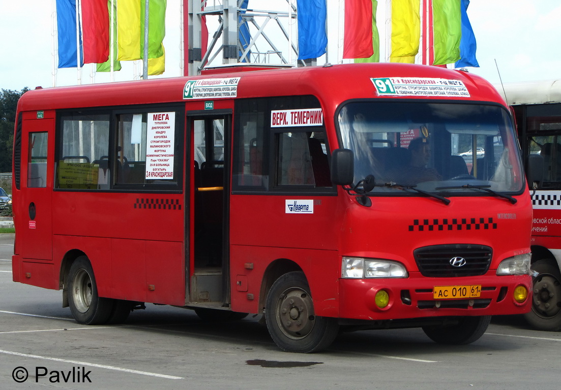 Ростовская область, Hyundai County LWB C09 (ТагАЗ) № АС 010 61