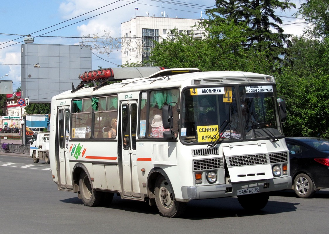 Томская область, ПАЗ-32054 № С 486 НВ 70