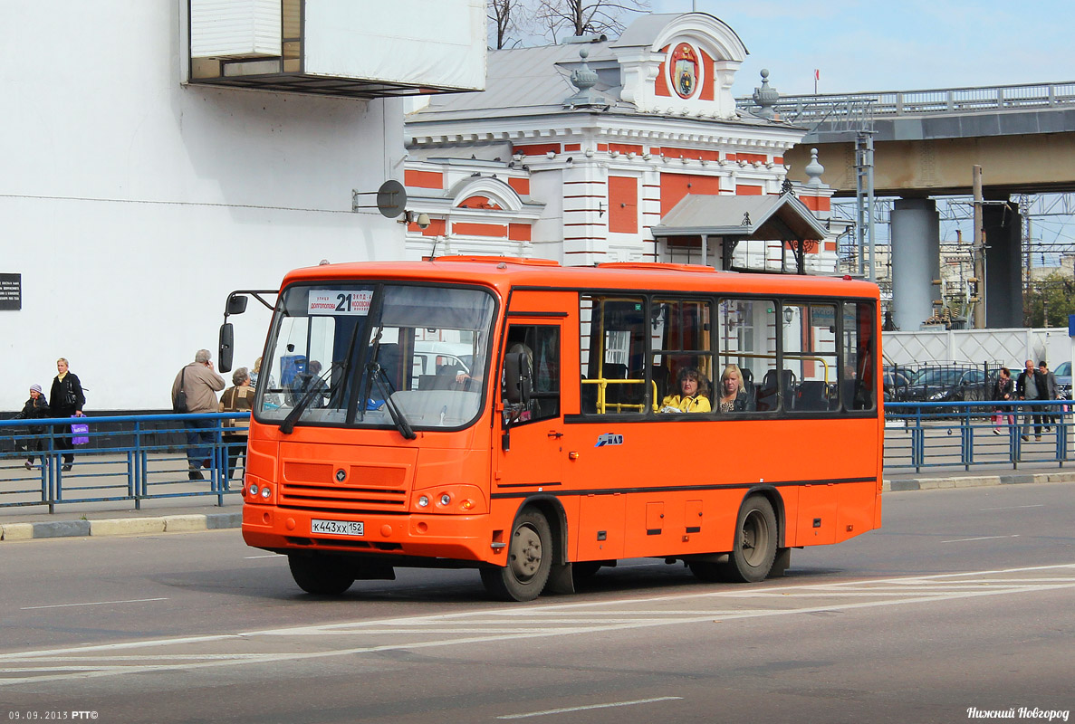 Нижегородская область, ПАЗ-320402-05 № К 443 ХХ 152