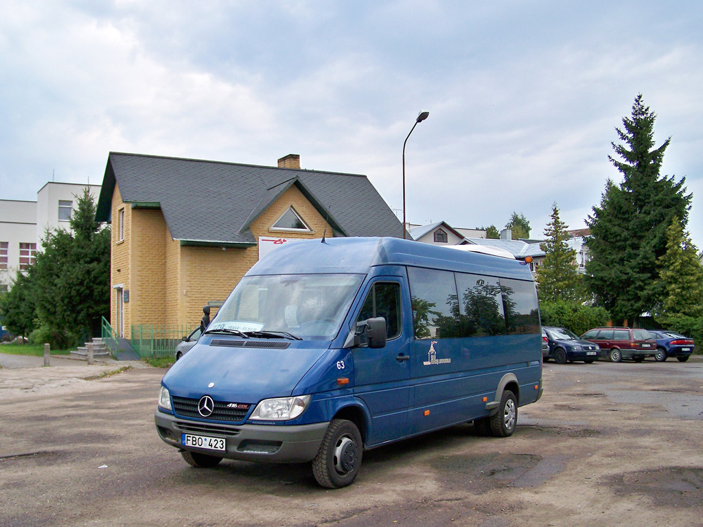 Литва, Mercedes-Benz Sprinter W904 416CDI № 63