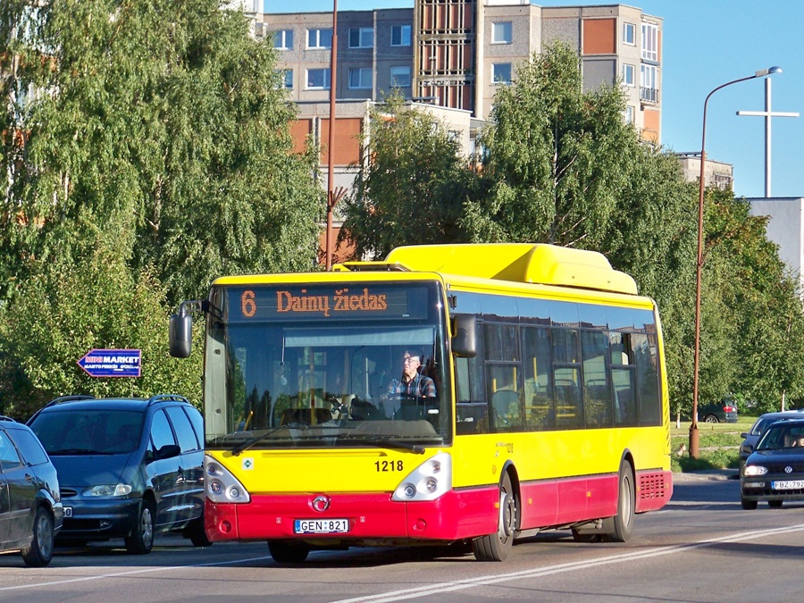 Литва, Irisbus Citelis 12M CNG № 1218