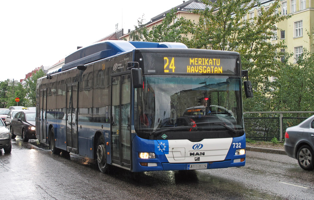 Финляндия, MAN A21 Lion's City NL243 CNG № 732