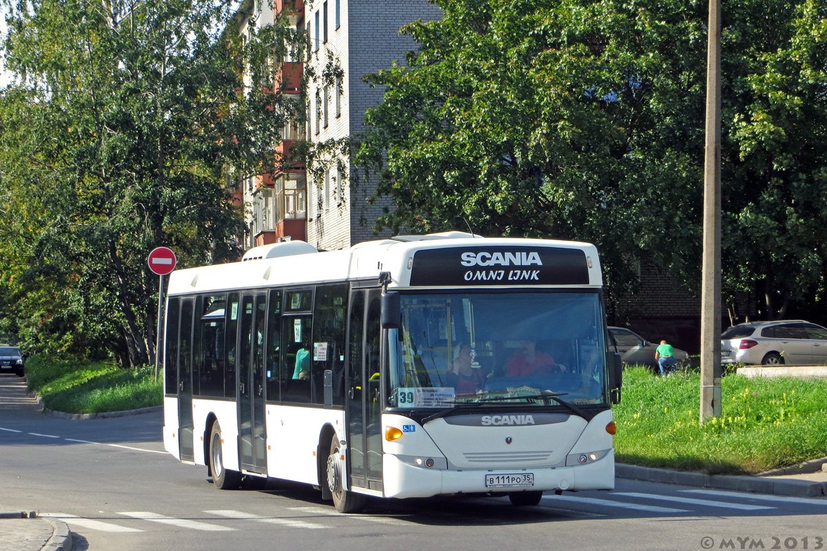 Вологодская область, Scania OmniLink II (Скания-Питер) № В 111 РО 35