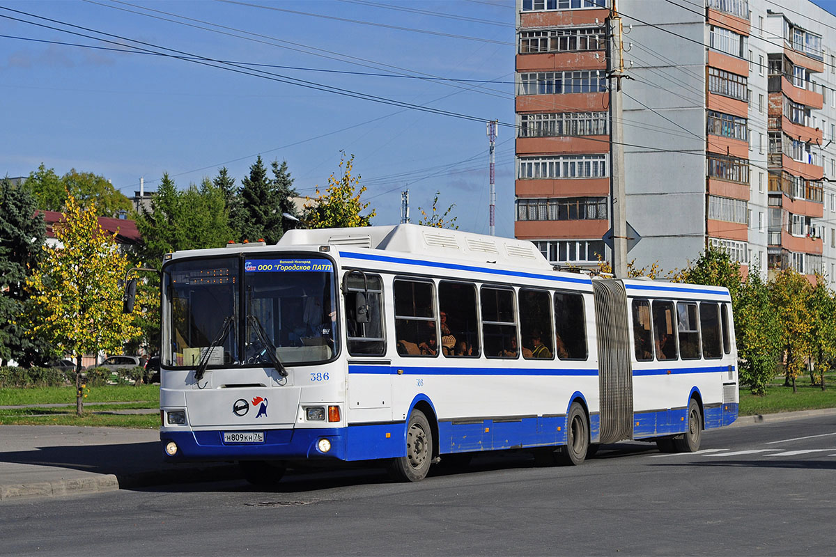 Новгородская область, ЛиАЗ-6212.70 № 386