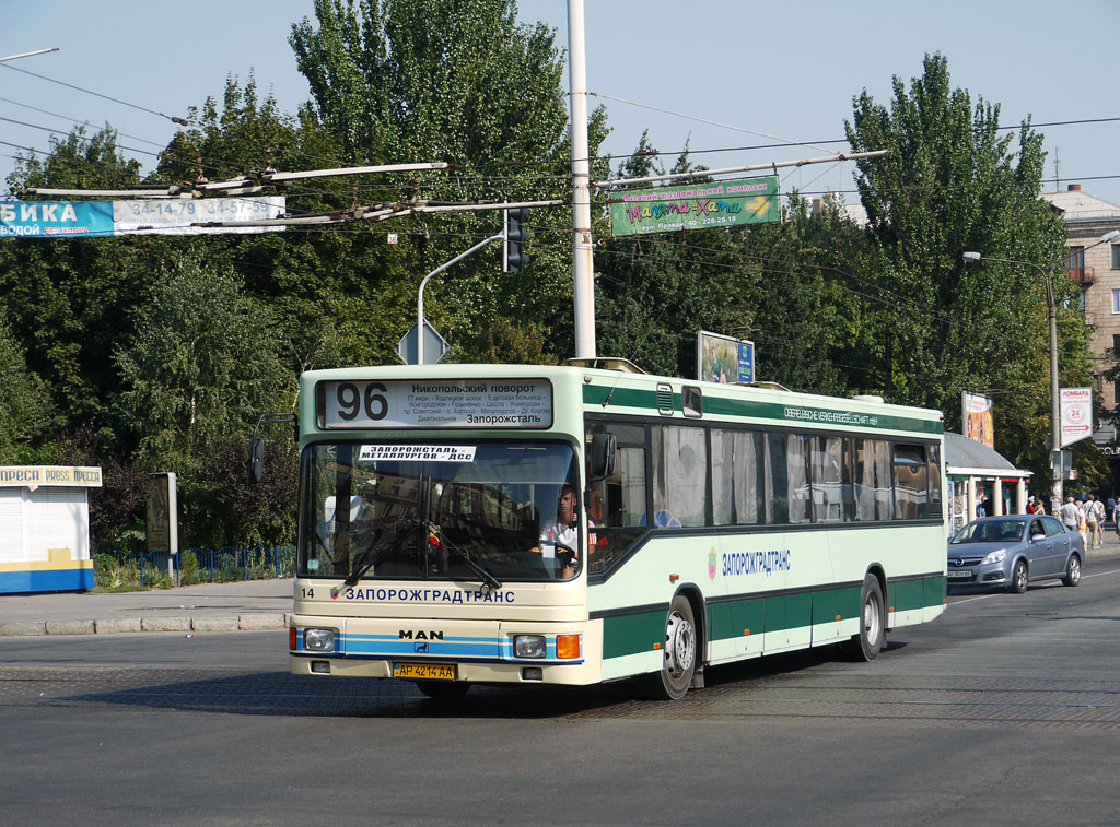 Запорожская область, MAN A12 EL202 № AP 4214 AA