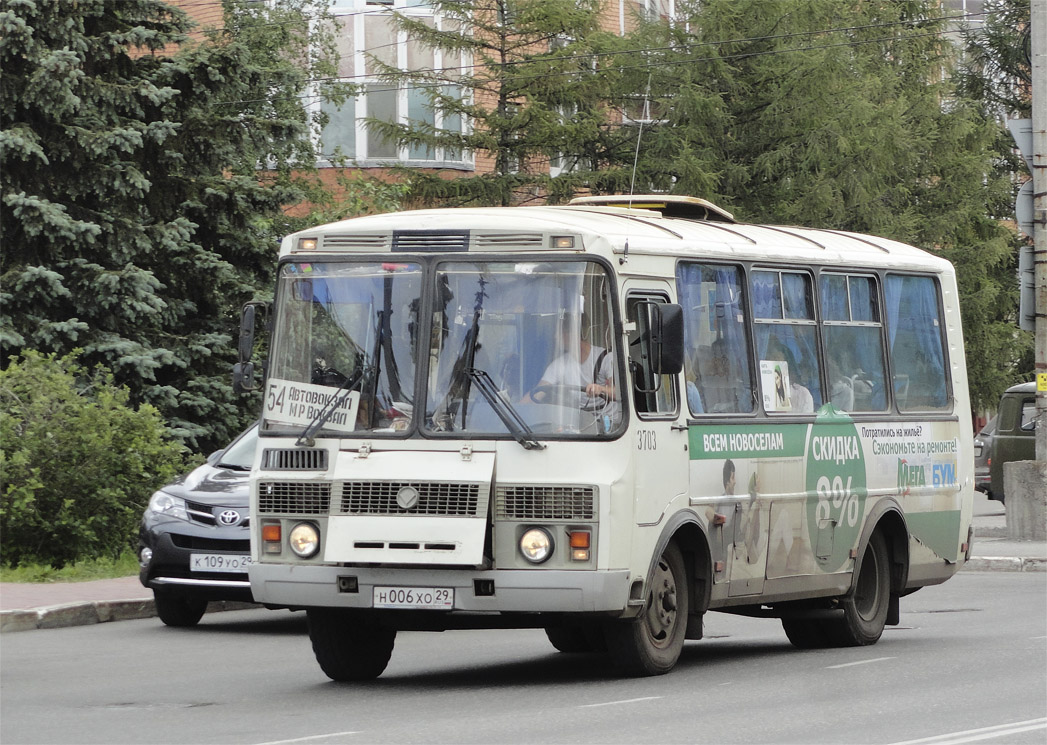 Архангельская область, ПАЗ-32054 № 3703