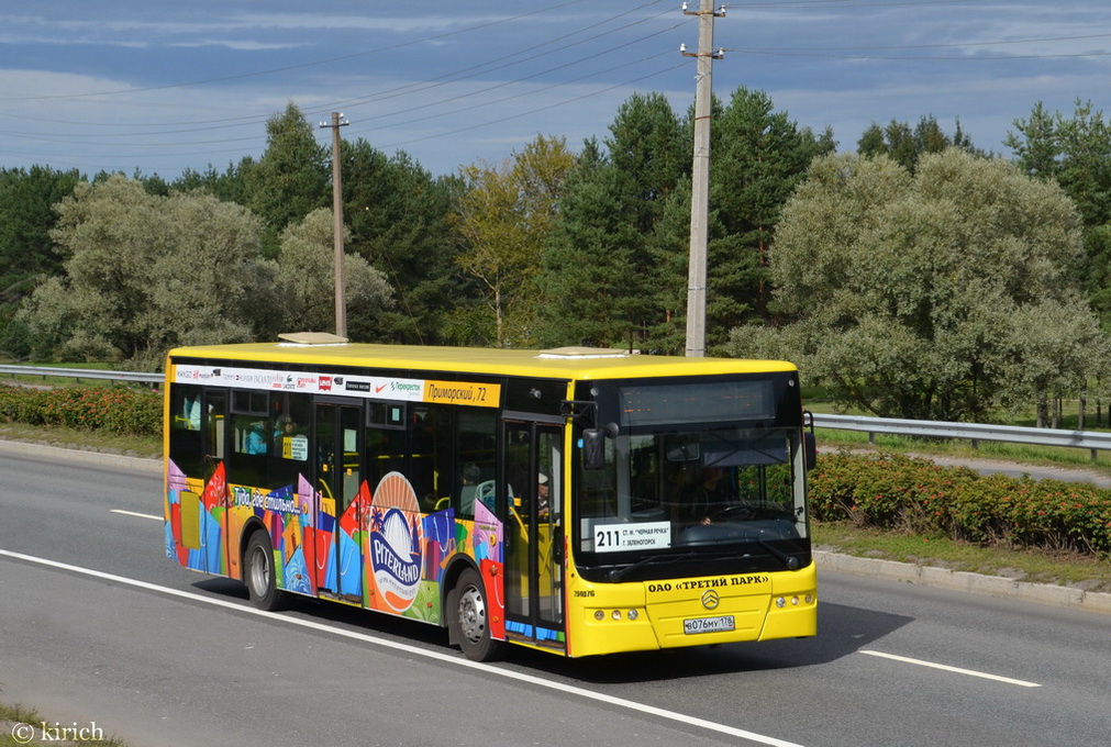 Санкт-Петербург, Golden Dragon XML6125CR № В 076 МУ 178