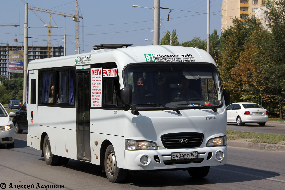 Ростовская область, Hyundai County LWB C09 (ТагАЗ) № О 404 РО 161 — Фото —  Автобусный транспорт