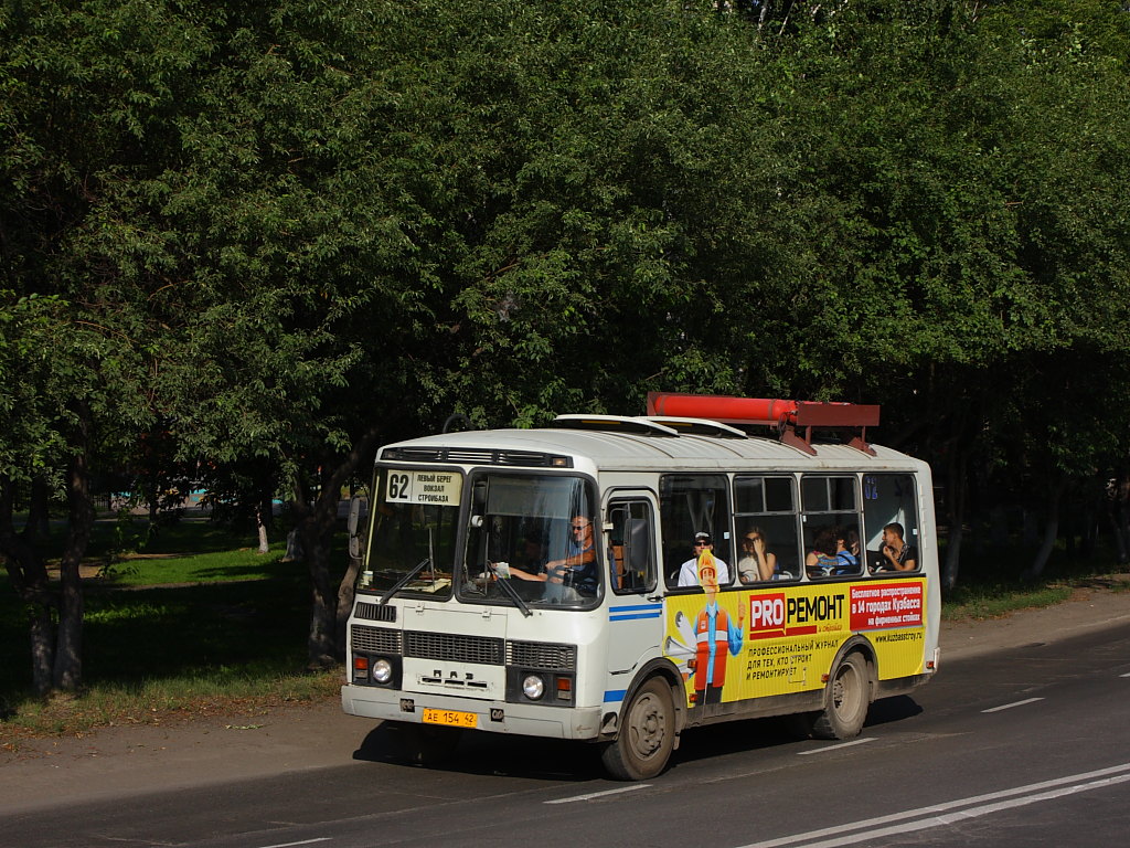 Кемеровская область - Кузбасс, ПАЗ-32054 № АЕ 154 42