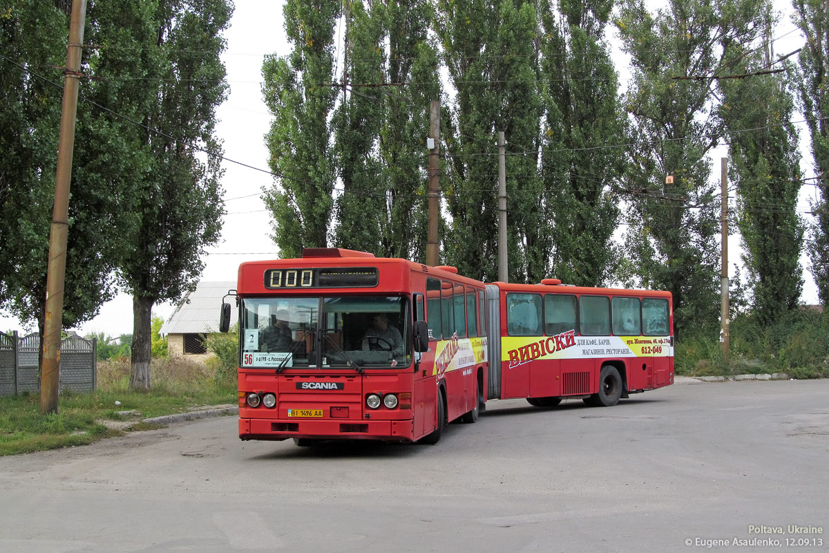 Палтаўская вобласць, Scania CN113ALB № BI 1496 AA