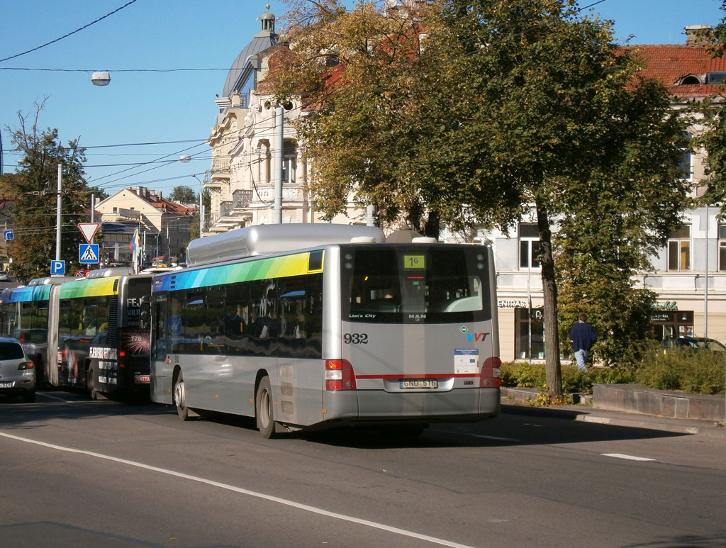 Литва, MAN A21 Lion's City NL273 CNG № 932