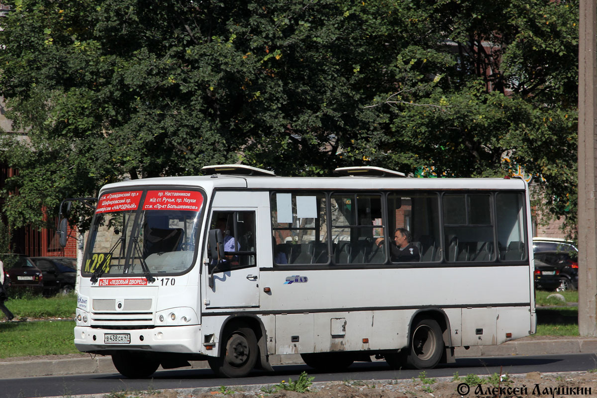 Санкт-Петербург, ПАЗ-320402-03 № 170