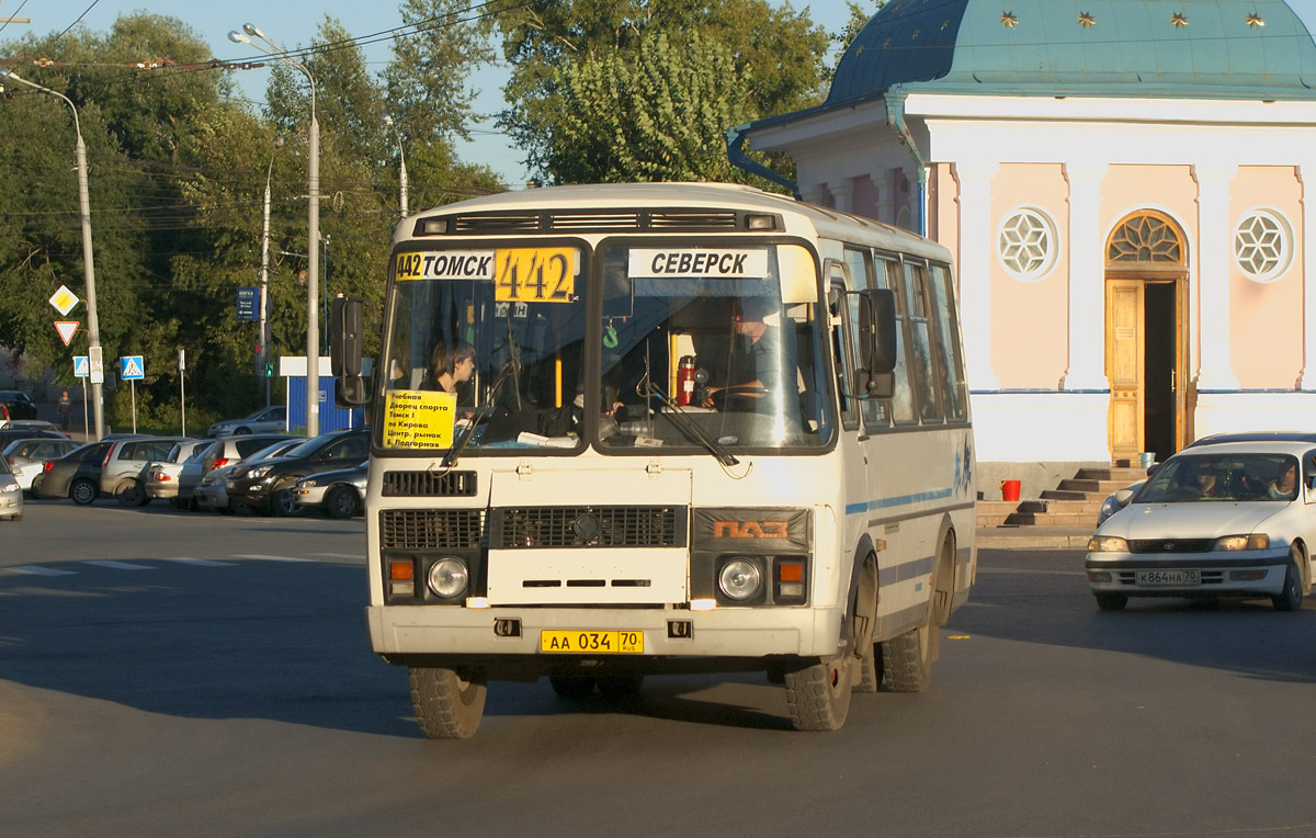 Томская область, ПАЗ-32054 № АА 034 70