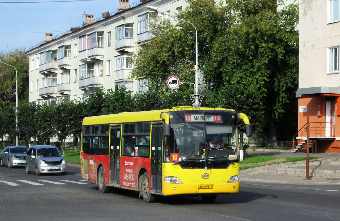Krasnoyarsk region, Sunlong SLK6101 # АЕ 446 24