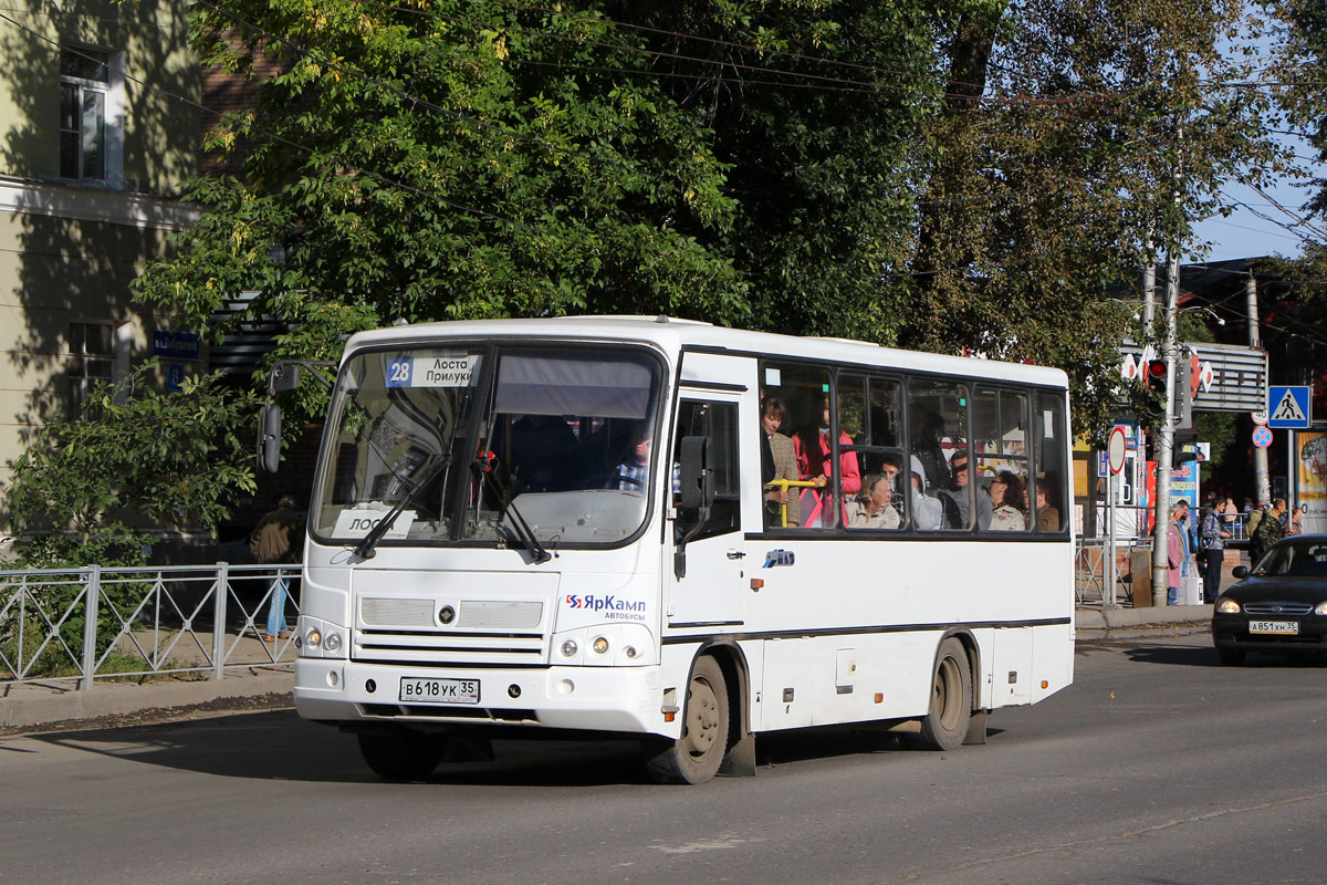 Вологодская область, ПАЗ-320402-05 № В 618 УК 35