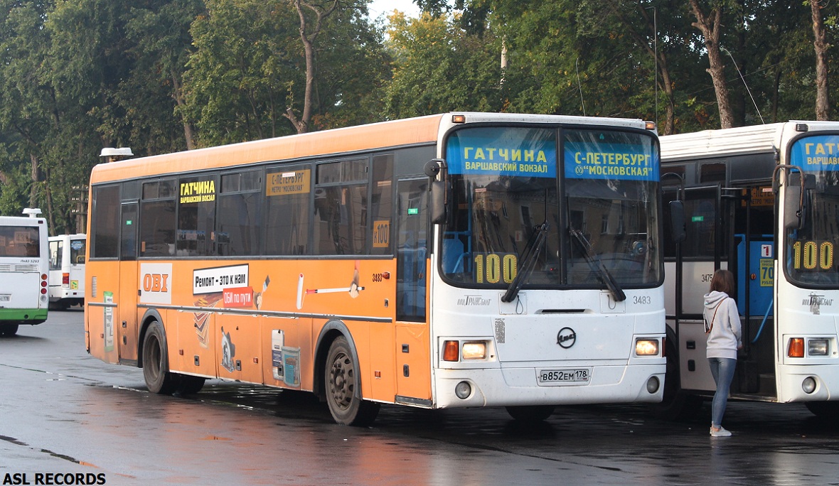 Ленінградская вобласць, ЛиАЗ-5256.58 № 3483