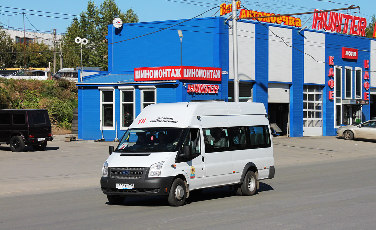 Новосибирская область, Нижегородец-222709 (Ford Transit) № С 906 АС 154 —  Фото — Автобусный транспорт