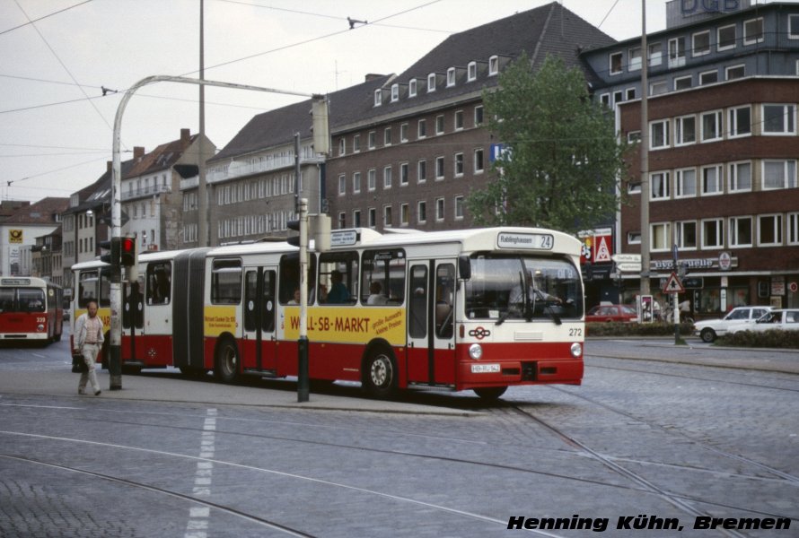 Бремен, Mercedes-Benz O305G № 272