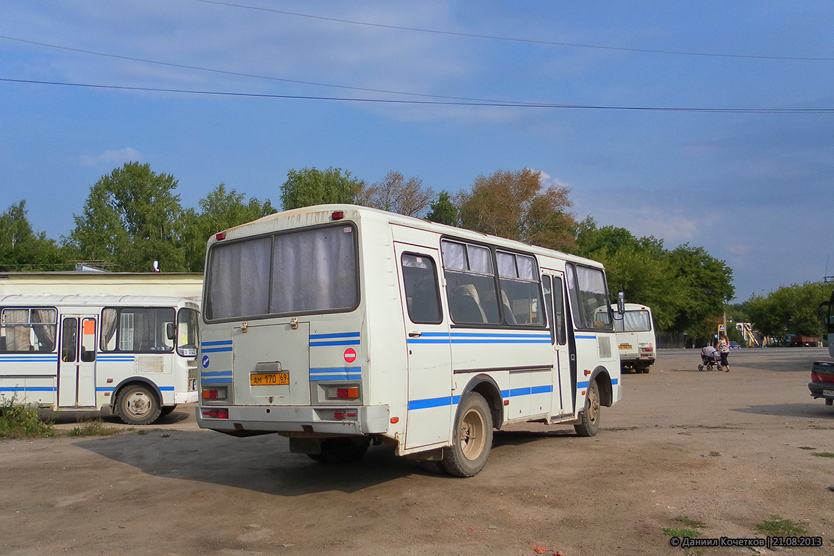 Тверская область, ПАЗ-32053 № АМ 170 69