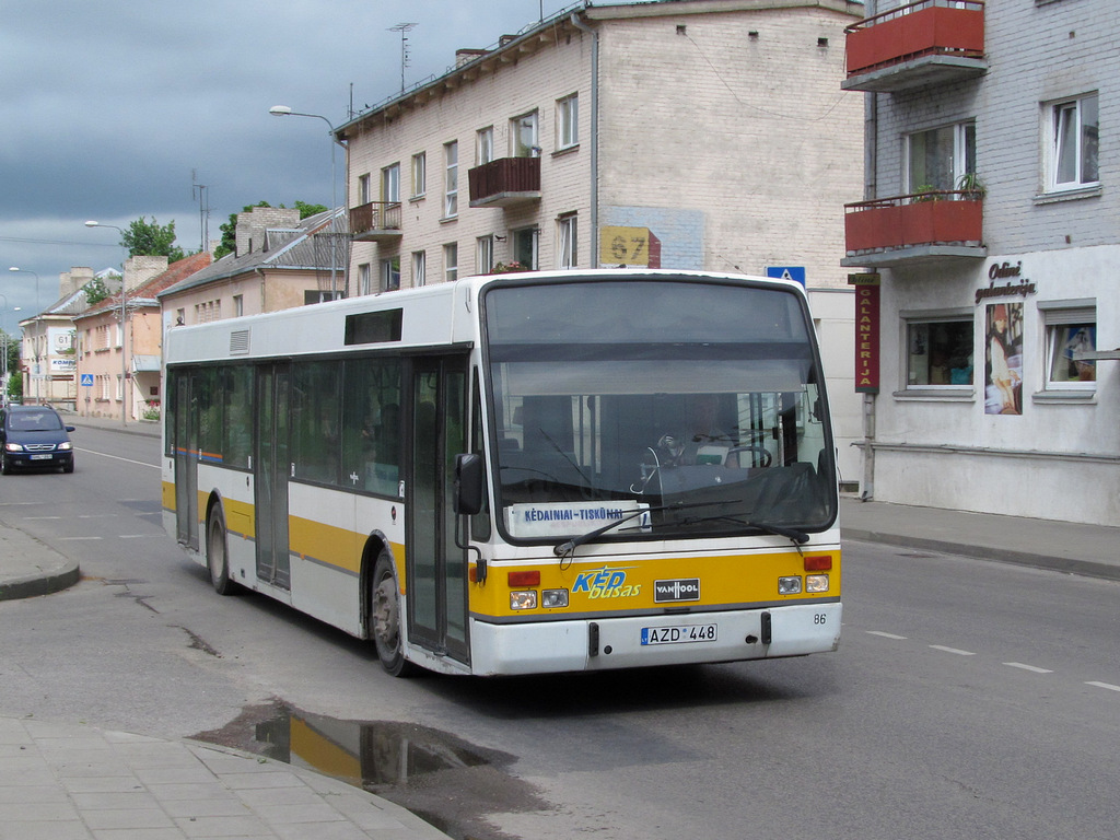 Lithuania, Van Hool A300 # 86