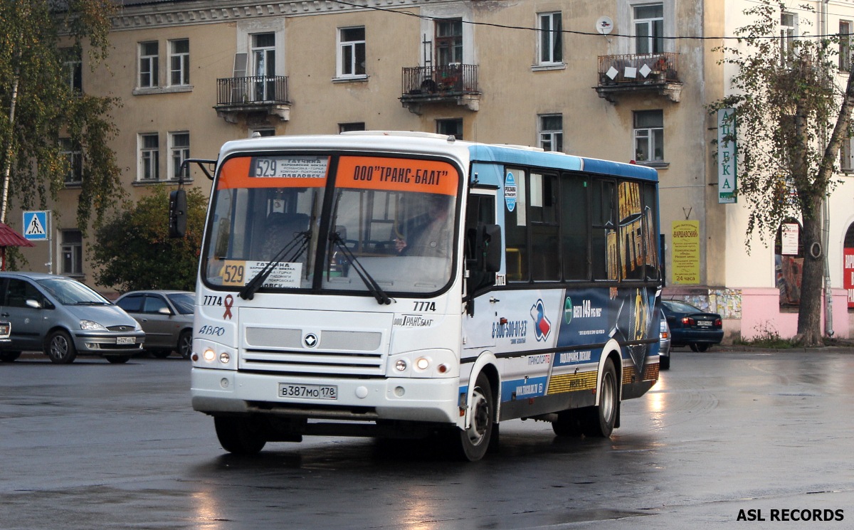 Ленинградская область, ПАЗ-320412-05 № 7774