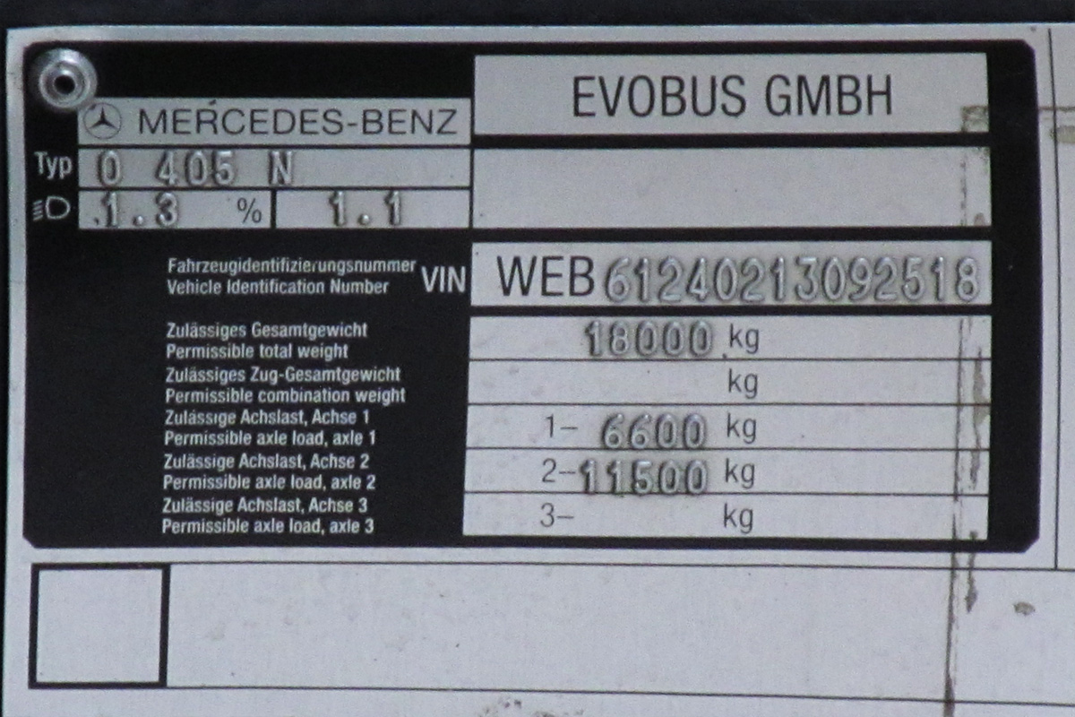 Пензенская область, Mercedes-Benz O405N2 № О 549 РУ 58