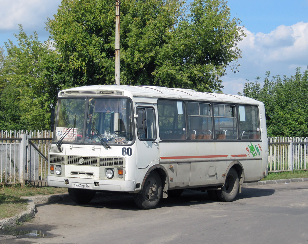 Ярославская область, ПАЗ-32054 № 80