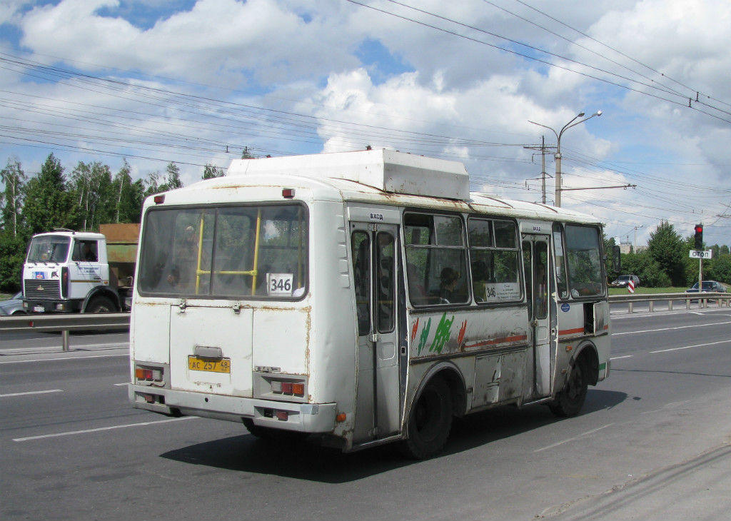 Липецкая область, ПАЗ-32054 № АС 257 48