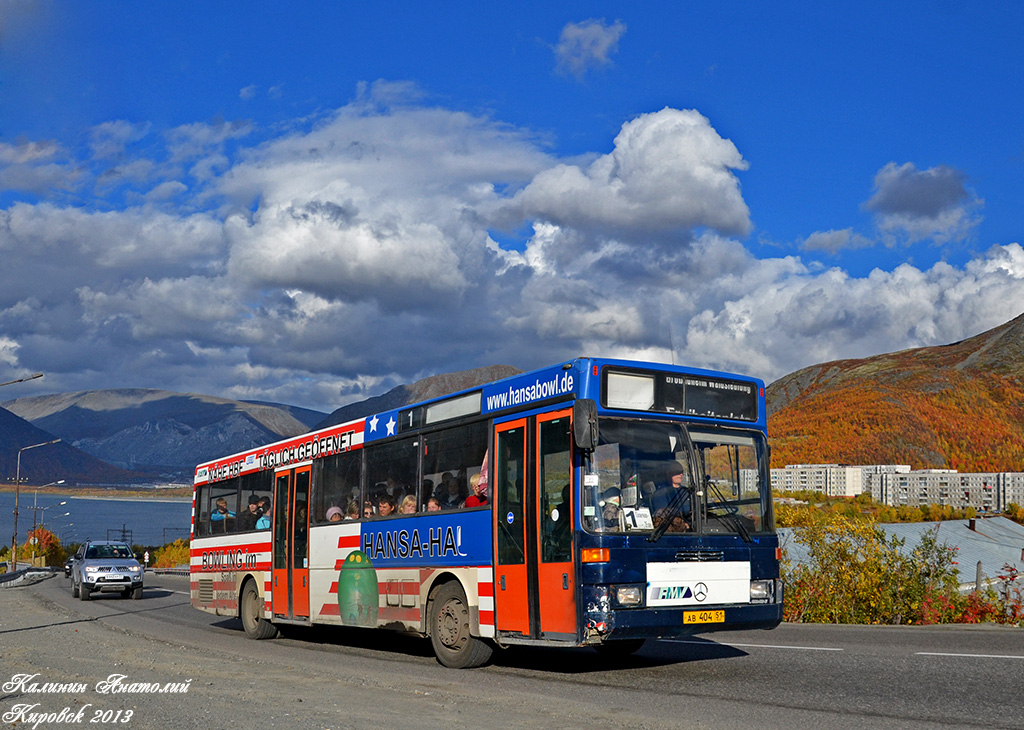 Murmansk region, Mercedes-Benz O405 # АВ 404 51