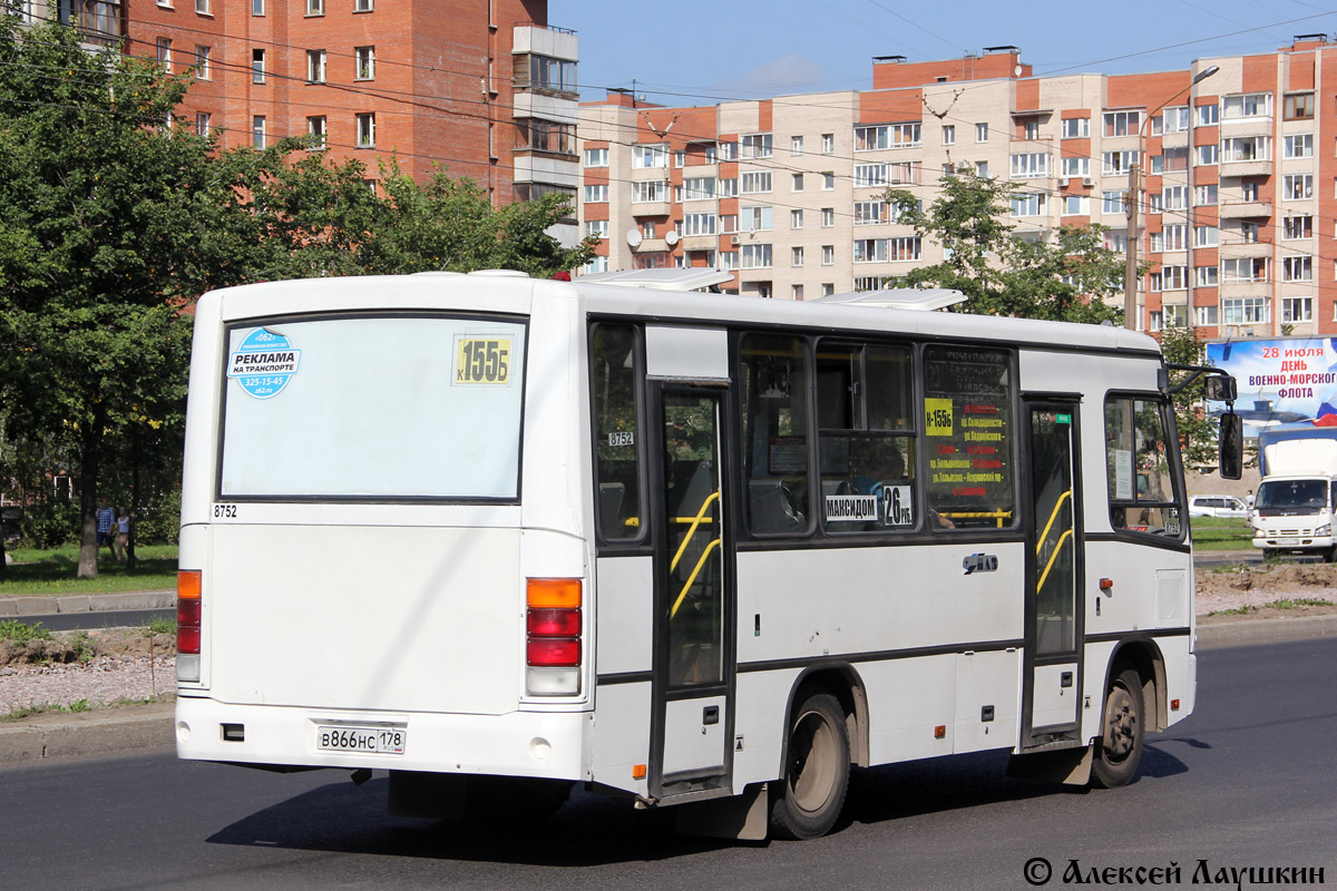 Санкт-Петербург, ПАЗ-320402-05 № 8752