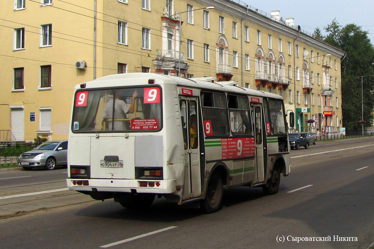 Иркутская область, ПАЗ-32054 № О 904 ХР 38