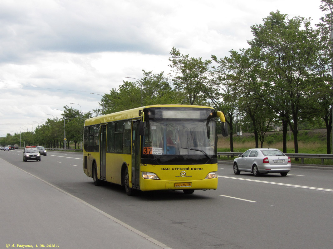 Санкт-Петербург, Golden Dragon XML6112UE № АН 274 78